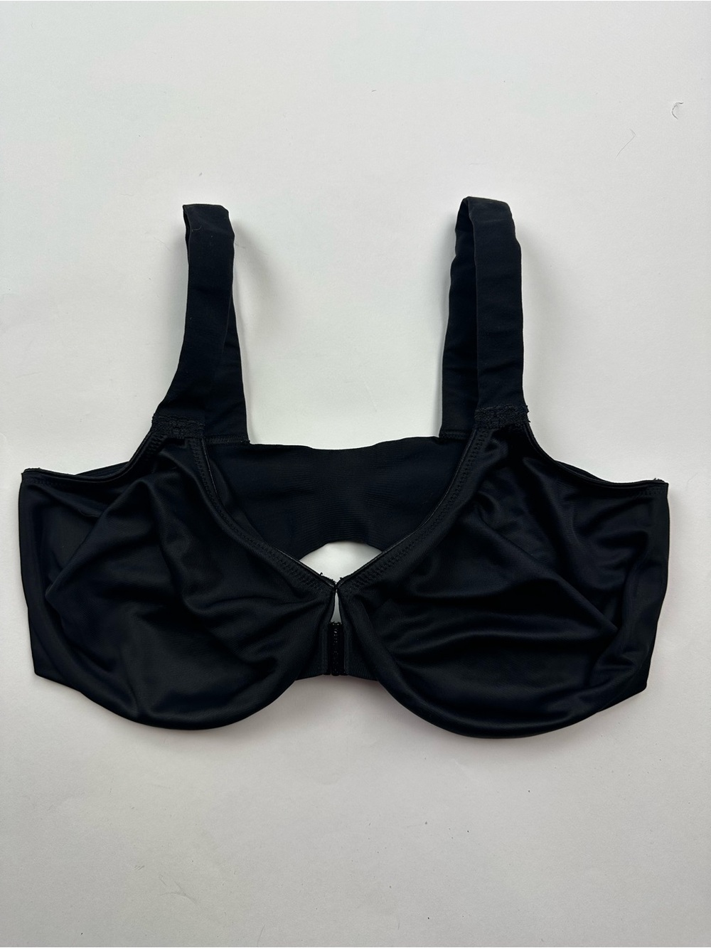 SPANX Bra-llelujah Black Unlined Front Closure Bra Size 38 DD